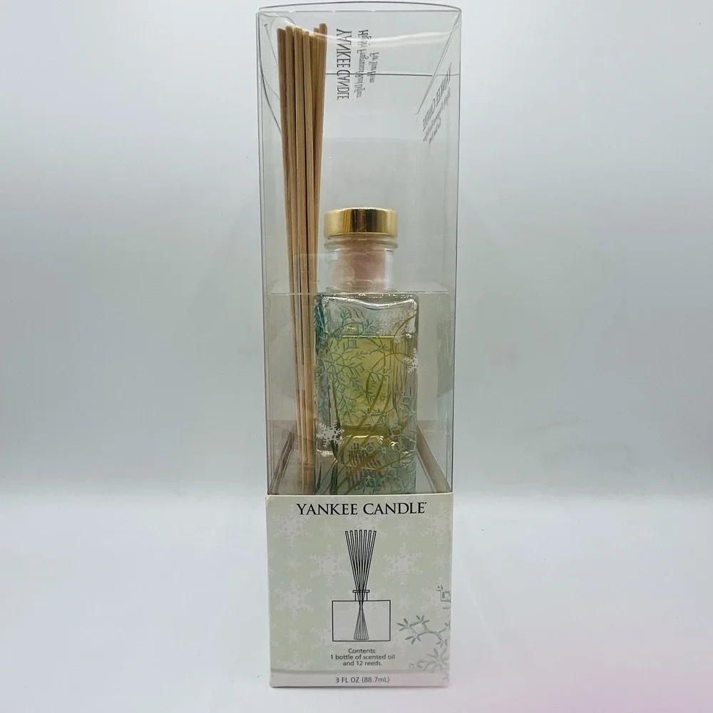 RARE YANKEE CANDLE Reed Diffuser Highly Fragranced SPARKLING SNOW 3Oz NEW SEALED